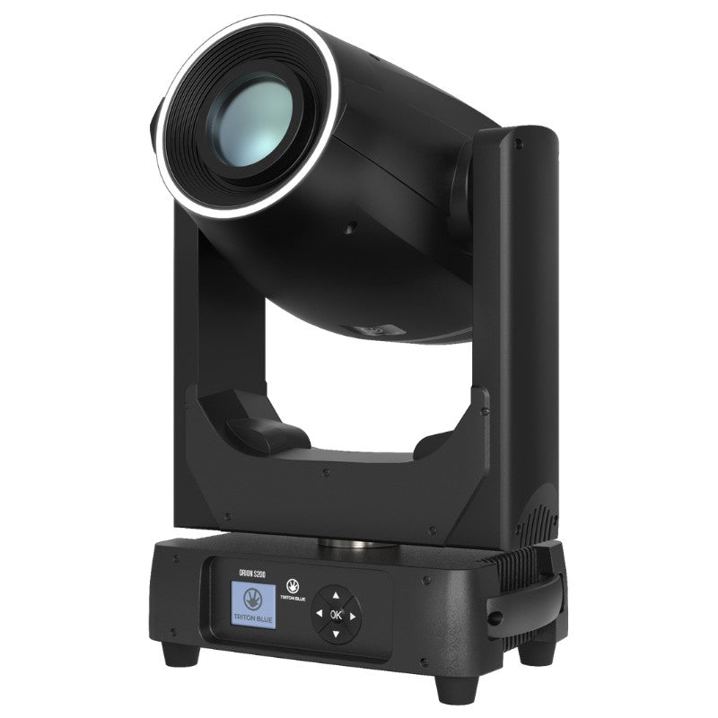 Triton Blue Q-SPOT200 (Orion S200) - Cabeza móvil Spot LED 200 W con LED Ring y haz de 15° (enfoque electrónico)