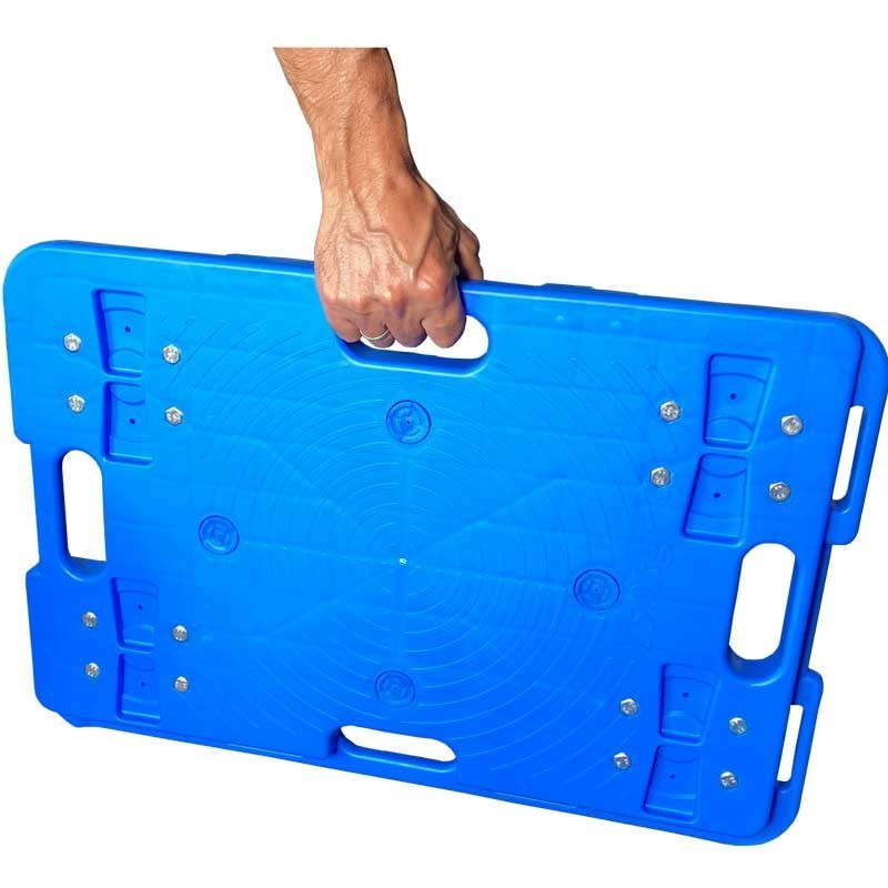 Triton Blue Patín Transporte 4 Ruedas - Plataforma Apilable