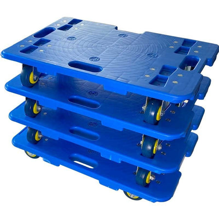 Triton Blue Patín Transporte 4 Ruedas - Plataforma Apilable