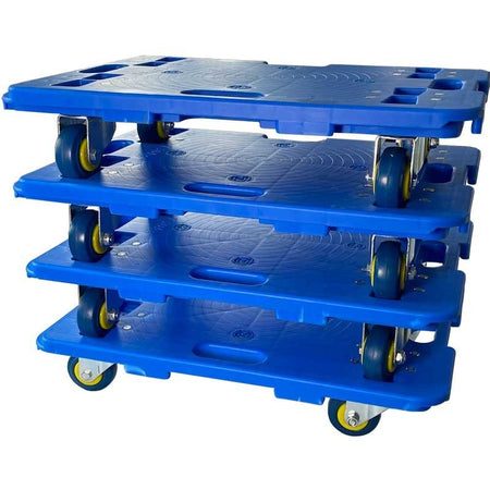 Triton Blue Patín Transporte 4 Ruedas - Plataforma Apilable