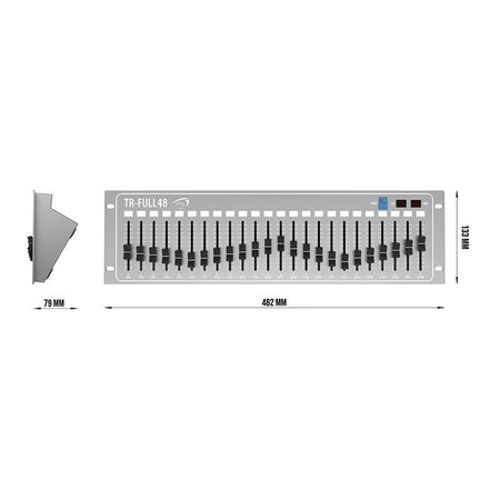 Triton Blue PULSAR 48P - Controlador DMX 48 Canales de Control Manual