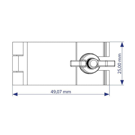 Triton Blue SA 1922 60 S - Abrazadera de aluminio para tubos 19-22 mm