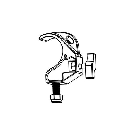 Triton Blue SA 4852 20 BK - Garra de aluminio para tubos de 48 a 52 mm