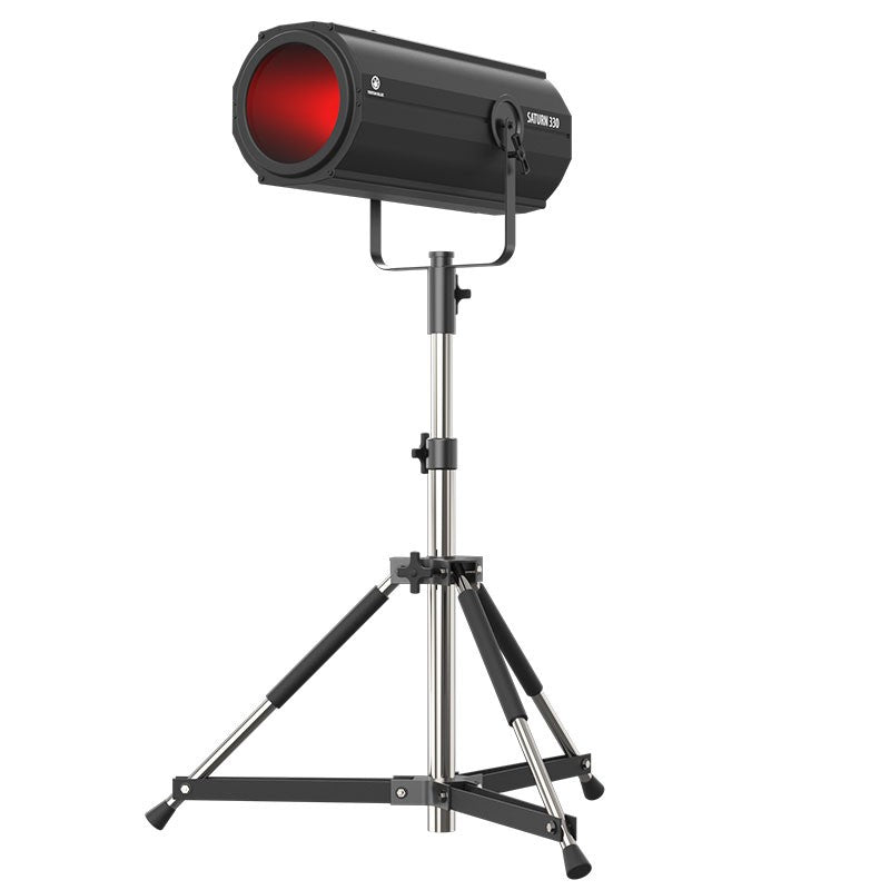 Triton Blue T-FOLLOW-330 Saturn 330 - Cañón de seguimiento LED 330W con zoom 5º–10º, flightcase y trípode
