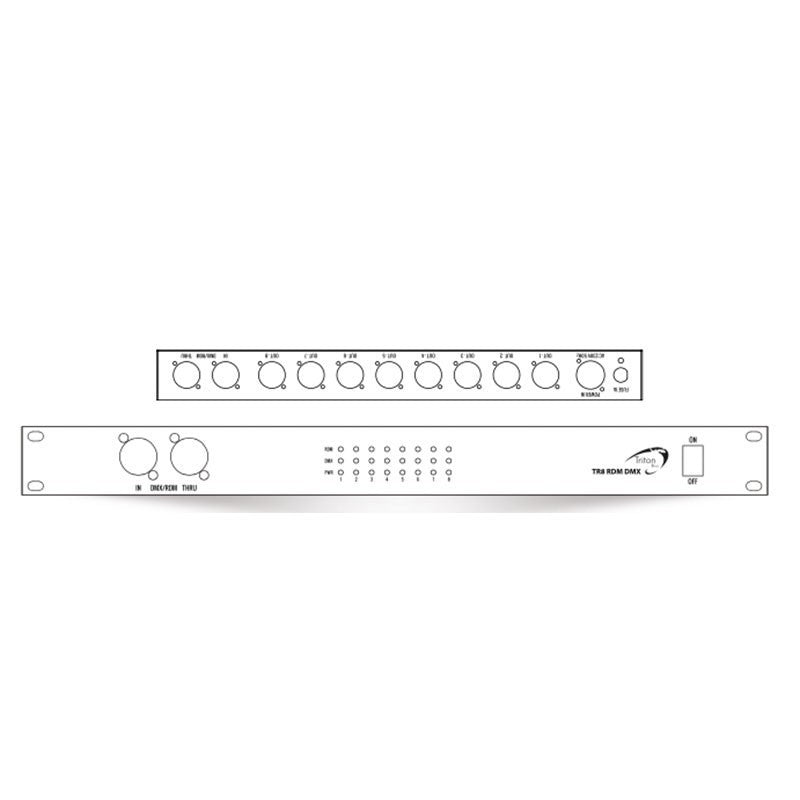 Triton Blue Saturn 8R - Amplificador y divisor DMX 1 a 8