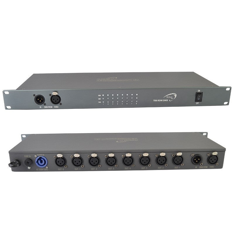 Triton Blue Saturn 8R - Amplificador y divisor DMX 1 a 8