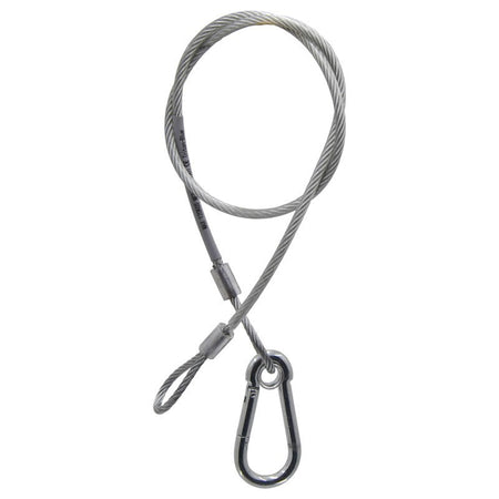 Triton Blue SC 580 S - Cable de Seguridad de Acero 80 cm con Funda PVC
