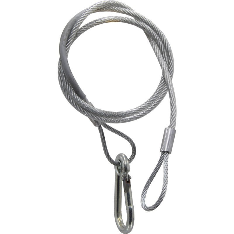 Triton Blue SC 580 S - Cable de Seguridad de Acero 80 cm con Funda PVC