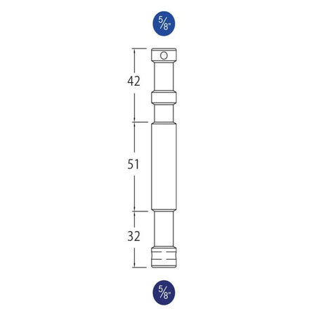 Triton Blue SP11 - Adaptador Spigot Baby Doble de 150 mm