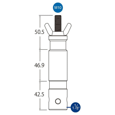 Triton Blue SP17 - Adaptador Spigot de Acero M10