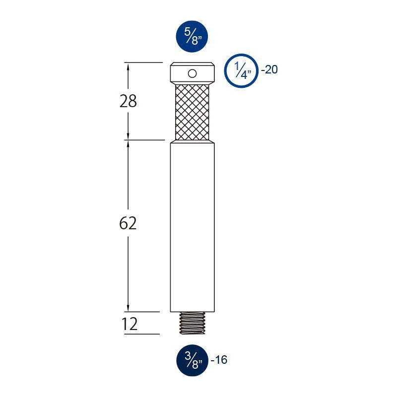 Triton Blue SP5 - Adaptador Spigot de Aluminio