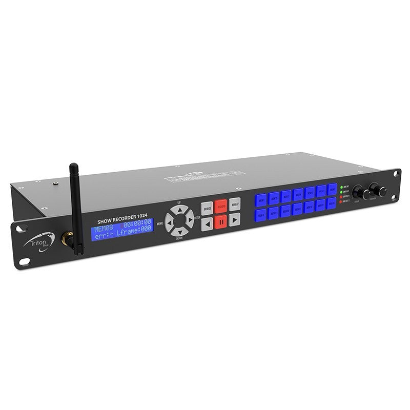 Triton Blue SHOW-REC-1024 - TRITON-BLUE Space 1024 DMX ARTNET GRABADOR + CONSOLA