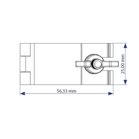 Triton Blue Abrazadera de Aluminio 23-27 mm para Truss - Carga 60 kg - Tempo Shop