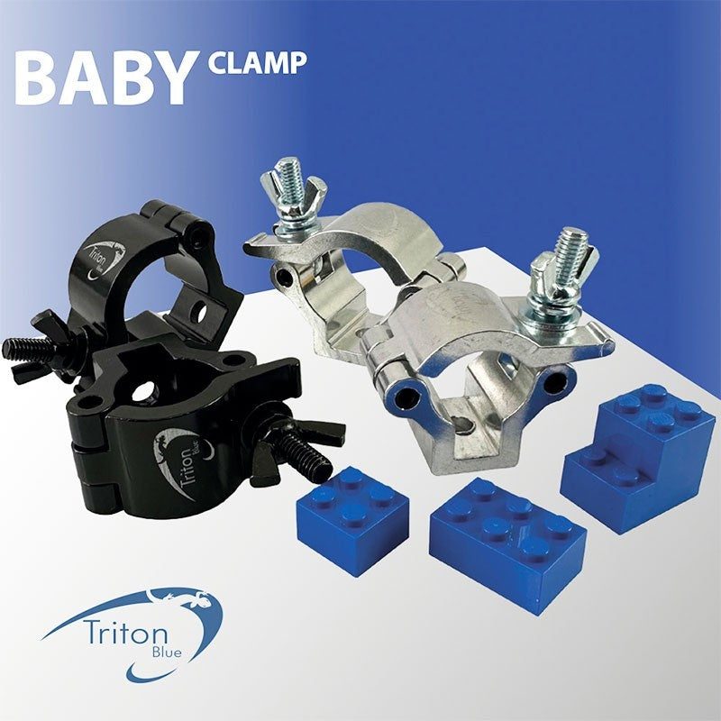 Triton Blue Abrazadera de Aluminio 23-27 mm para Truss - Carga 60 kg - Tempo Shop