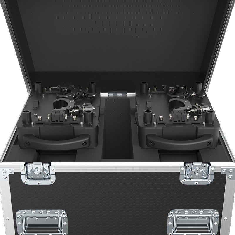 Triton Blue AH450-001 - Flightcase Profesional para 2 Cabezas Móviles Halley H450 - Tempo Shop
