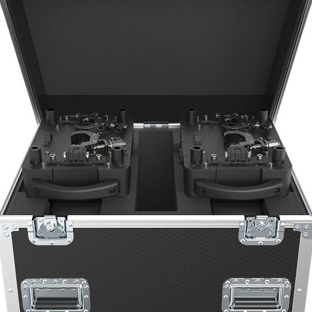 Triton Blue AH450-001 - Flightcase Profesional para 2 Cabezas Móviles Halley H450 - Tempo Shop