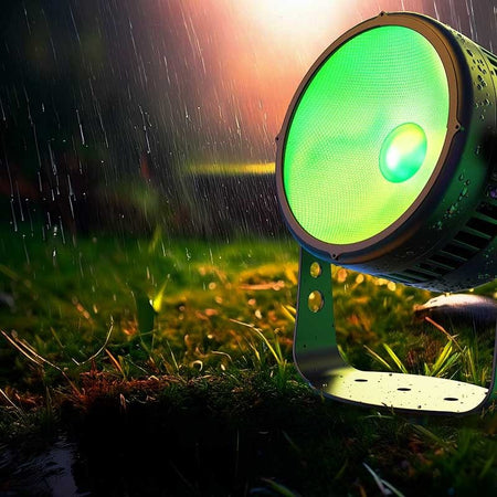 Triton Blue Aqua 200 - Proyector PAR LED COB RGBA 200 W IP65 con óptica 60° y conectores REAN (by Neutrik) - Tempo Shop