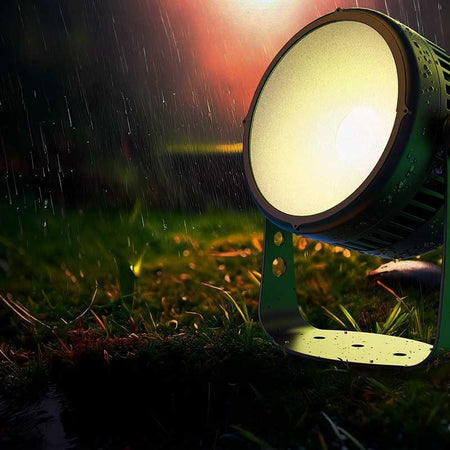 Triton Blue Aqua 200 WW - PAR LED COB 200 W CW+WW IP65 con haz 60° y conectores profesionales IP65 - Tempo Shop