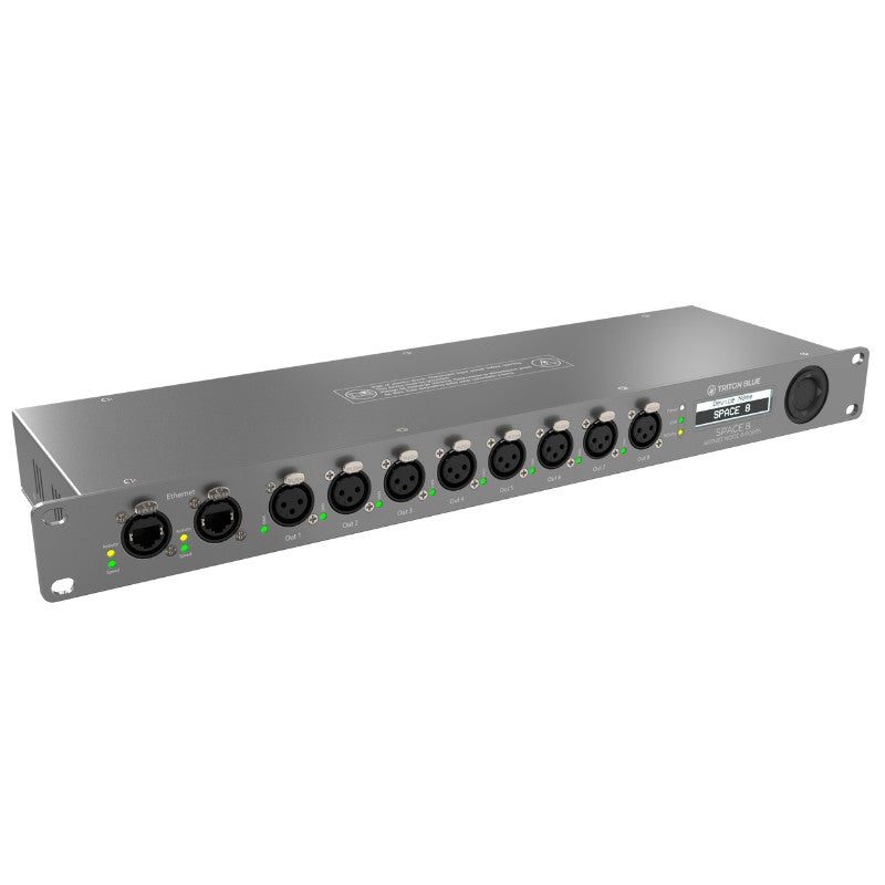 Triton Blue ARTNET-DMX-MK2 (Space 8 MK2) - Nodo Art-Net/sACN a DMX de 8 universos en rack 19” (1U) - Tempo Shop