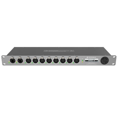 Triton Blue ARTNET-DMX-MK2 (Space 8 MK2) - Nodo Art-Net/sACN a DMX de 8 universos en rack 19” (1U) - Tempo Shop