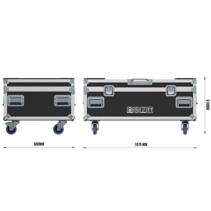 Triton Blue AS480-001 - Flightcase Profesional para 3 Barras LED SOLAR 480 - Tempo Shop