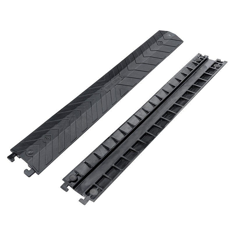 Triton Blue CB1 – Pasacables de 1 canal (914 × 135 × 21 mm) negro, caucho vulcanizado y superficie antideslizante - Tempo Sho