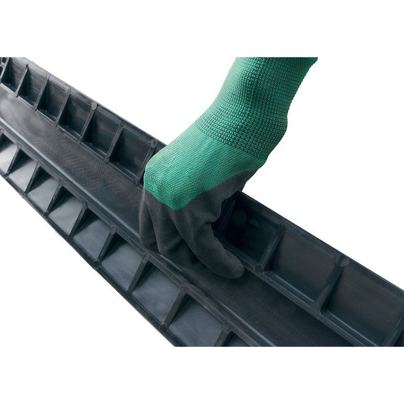 Triton Blue CB1 – Pasacables de 1 canal (914 × 135 × 21 mm) negro, caucho vulcanizado y superficie antideslizante - Tempo Sho