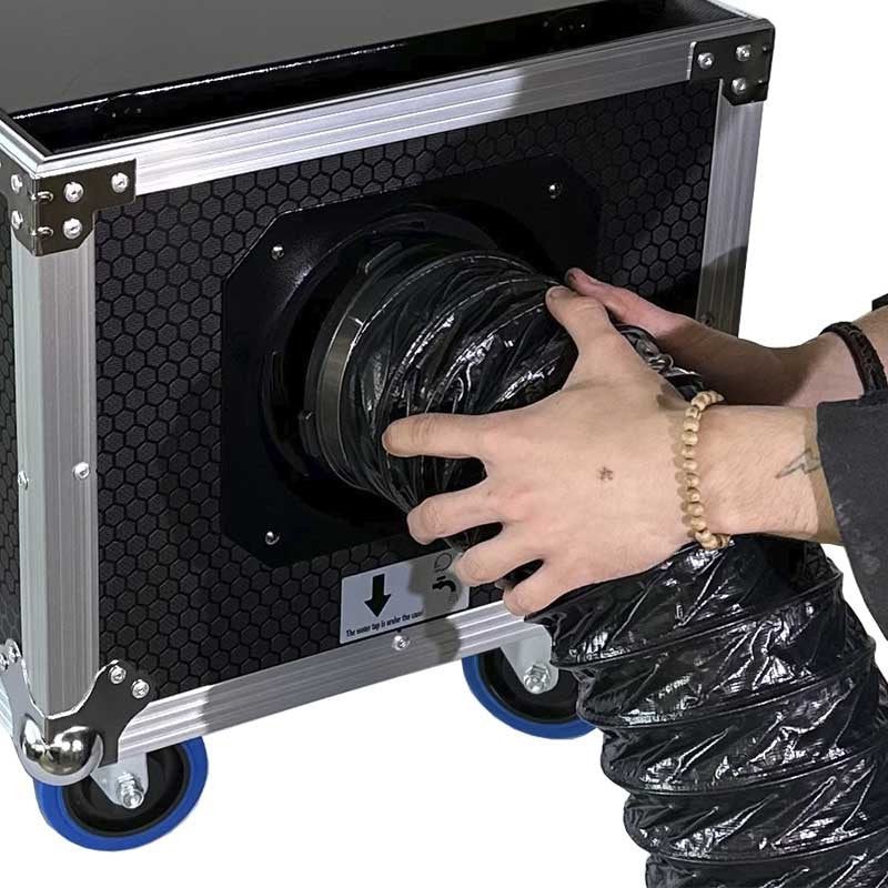 Triton Blue Draco 2000C LF (TB-WATER-2000) - Máquina de Humo Bajo Ultrasónica 2000W con Flightcase - Tempo Shop