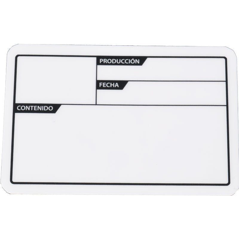 Triton Blue Etiqueta Adhesiva 130 x 85 mm - Identificación Profesional para Flightcase - Tempo Shop