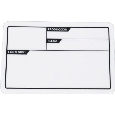 Triton Blue Etiqueta Adhesiva 130 x 85 mm - Identificación Profesional para Flightcase - Tempo Shop