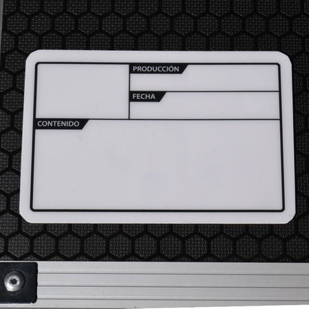 Triton Blue Etiqueta Adhesiva 130 x 85 mm - Identificación Profesional para Flightcase - Tempo Shop