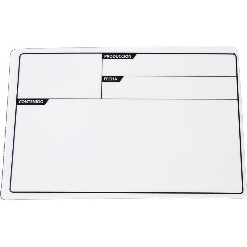 Triton Blue Etiqueta Adhesiva 220 x 150 mm - Identificación Profesional para Flightcase - Tempo Shop
