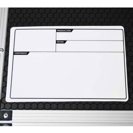 Triton Blue Etiqueta Adhesiva 220 x 150 mm - Identificación Profesional para Flightcase - Tempo Shop