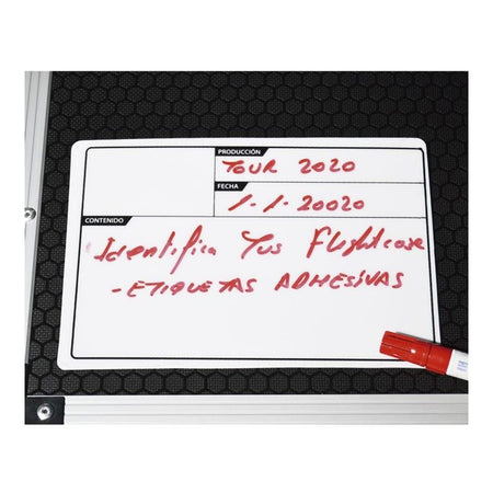 Triton Blue Etiqueta Adhesiva 220 x 150 mm - Identificación Profesional para Flightcase - Tempo Shop