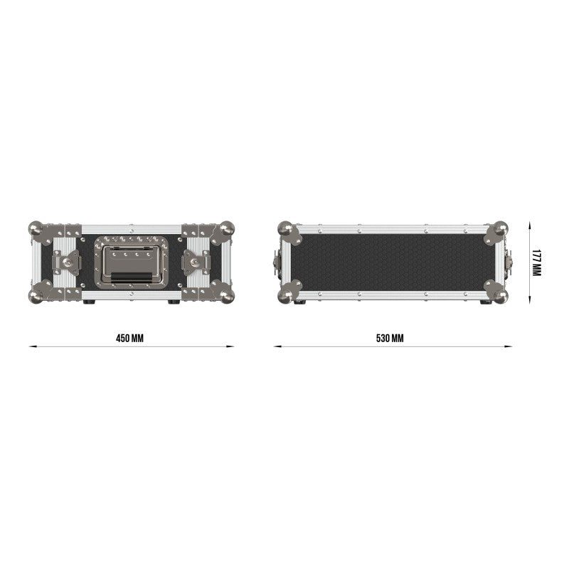Triton Blue FC-M RACK 3U - Flightcase para Micrófonos Inalámbricos y Equipos de 19" - Tempo Shop