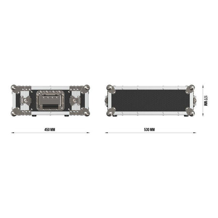 Triton Blue FC-M RACK 3U - Flightcase para Micrófonos Inalámbricos y Equipos de 19" - Tempo Shop