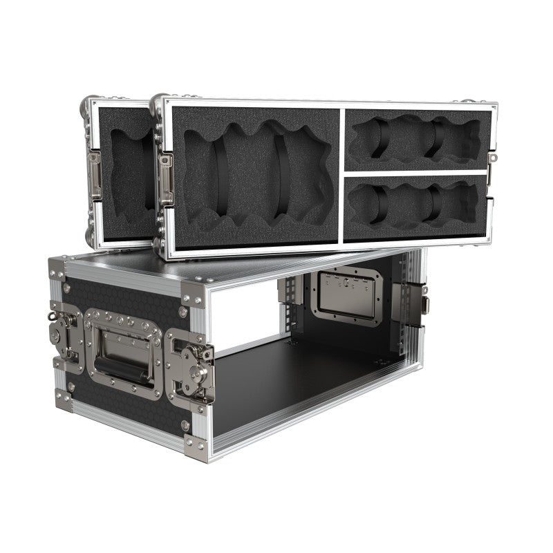 Triton Blue FC-M RACK 4U - Flight Case Profesional para Sistemas de Microfonía Inalámbrica - Tempo Shop