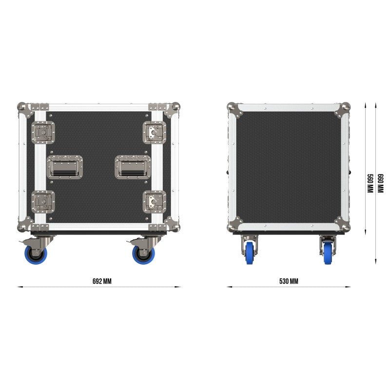 Triton Blue FC Rack 12U - Flightcase Rack 19 Pulgadas - Tempo Shop