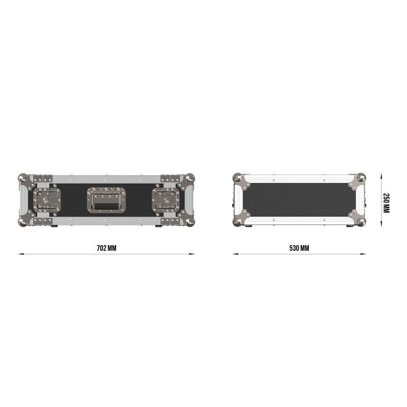 Triton Blue FC RACK 4U - Flightcase rack profesional de 4 unidades - Tempo Shop