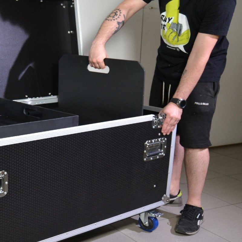 Triton Blue FC6 - Flightcase de Transporte Profesional 120x60x60 cm - Tempo Shop