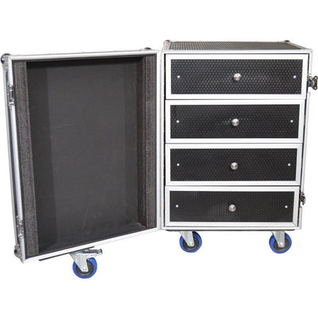 Triton Blue FCX4 - Flightcase Profesional de Trabajo con 4 Cajones - Tempo Shop