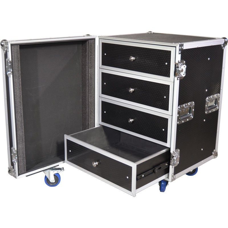 Triton Blue FCX4 - Flightcase Profesional de Trabajo con 4 Cajones - Tempo Shop