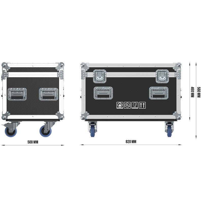 Triton Blue Flightcase para 4 x Neptune 200 - Protección Profesional para Paneles LED - Tempo Shop