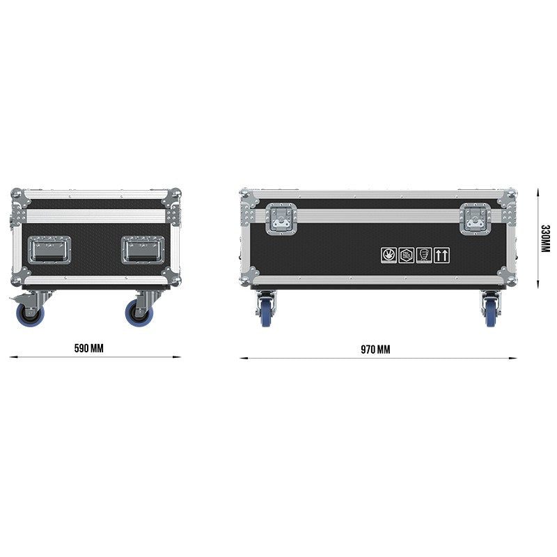 Triton Blue Flightcase para Kosmos 270 IP65 - Protección Profesional para Giras y Eventos - Tempo Shop
