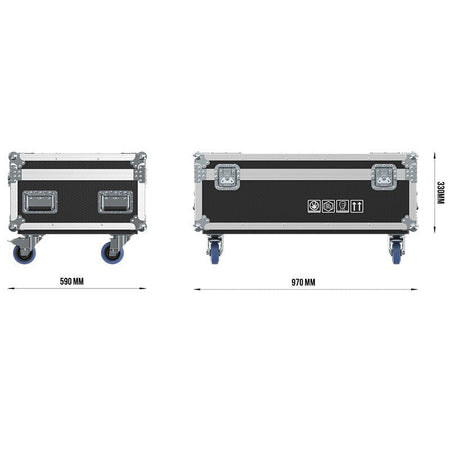 Triton Blue Flightcase para Kosmos 270 IP65 - Protección Profesional para Giras y Eventos - Tempo Shop