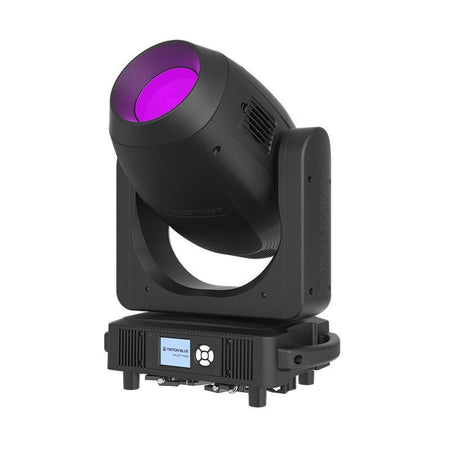 Triton Blue Halley H450 - Cabeza móvil híbrida 3 en 1 (Beam/Spot/Wash) + Profile CMY 450 W, zoom 4°–53° - Tempo Shop