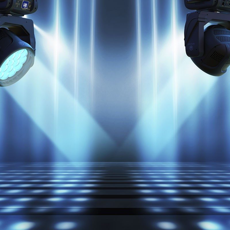 Triton Blue HALLEY W1940Z - Cabeza móvil wash 19×40 W OSRAM RGBW con zoom 4°–54°, control por píxel y DMX/RDM/Art-Net - Tempo