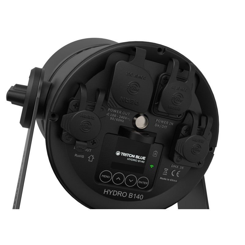 Triton Blue HYDRO B140 - Proyector LED RGBL 7x20W con Batería y Protección IP65 - Tempo Shop