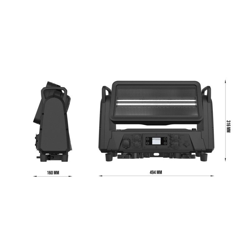 Triton Blue Kosmos 1200 IP65 – Washer/Cegadora móvil IP65 392 LED CW + 784 LED RGB (117°) - Tempo Shop