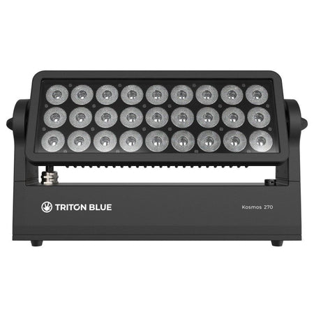 Triton Blue Kosmos 270 IP65 – Washer LED 27×10W RGBW con ópticas 15°/25°/45°, CCT 2400–8000 K y control DMX/RDM/W-DMX - Tempo